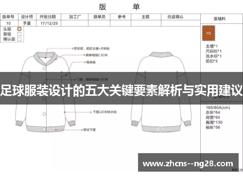 足球服装设计的五大关键要素解析与实用建议